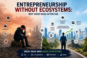 Entrepreneurship Without Ecosystems: Why Good Ideas Often Fail.